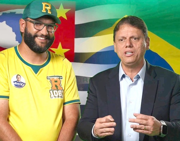 Tarcísio declara em vídeo que Raí do Paraíso é seu candidato na Região Metropolitana de Campinas